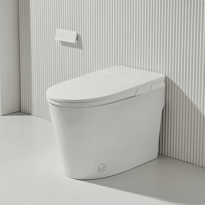 FORNO ACQUA Smart Bidet Toilet - Elite Bidet Wash, Auto Seat/Lid, Heated Seat AcquaSMART Dual Flush	 Dryer, Foot Sensor