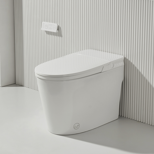 FORNO ACQUA Smart Bidet Toilet - Elite Bidet Wash, Auto Seat/Lid, Heated Seat AcquaSMART Dual Flush	 Dryer, Foot Sensor