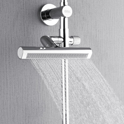 FORNO ACQUA AcquaFALL 9-in Shower Head, 5-Function Handheld & 3-Function Waterfall Body Jet. Polished Chrome, 2.5 GPM